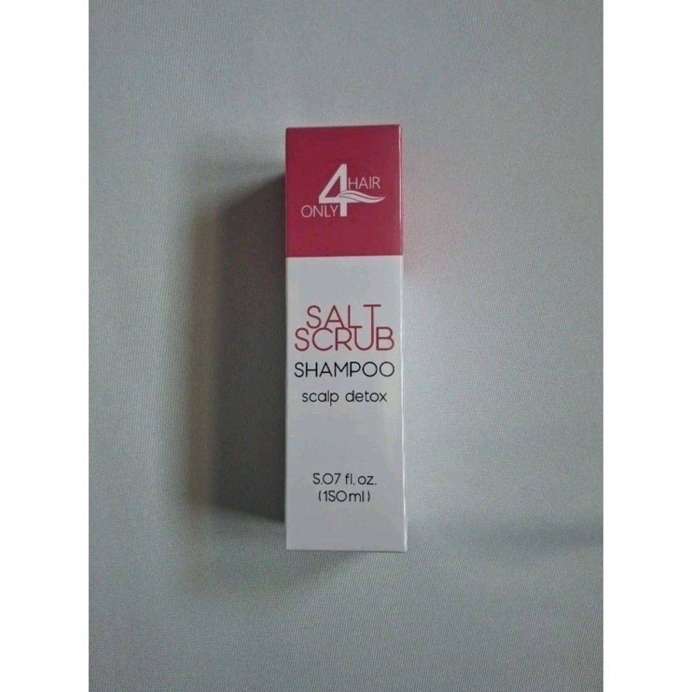 Only 4 Hair Salt Scrub Shampoo Scalp Detox 5.07 fl. oz. (150 ml)